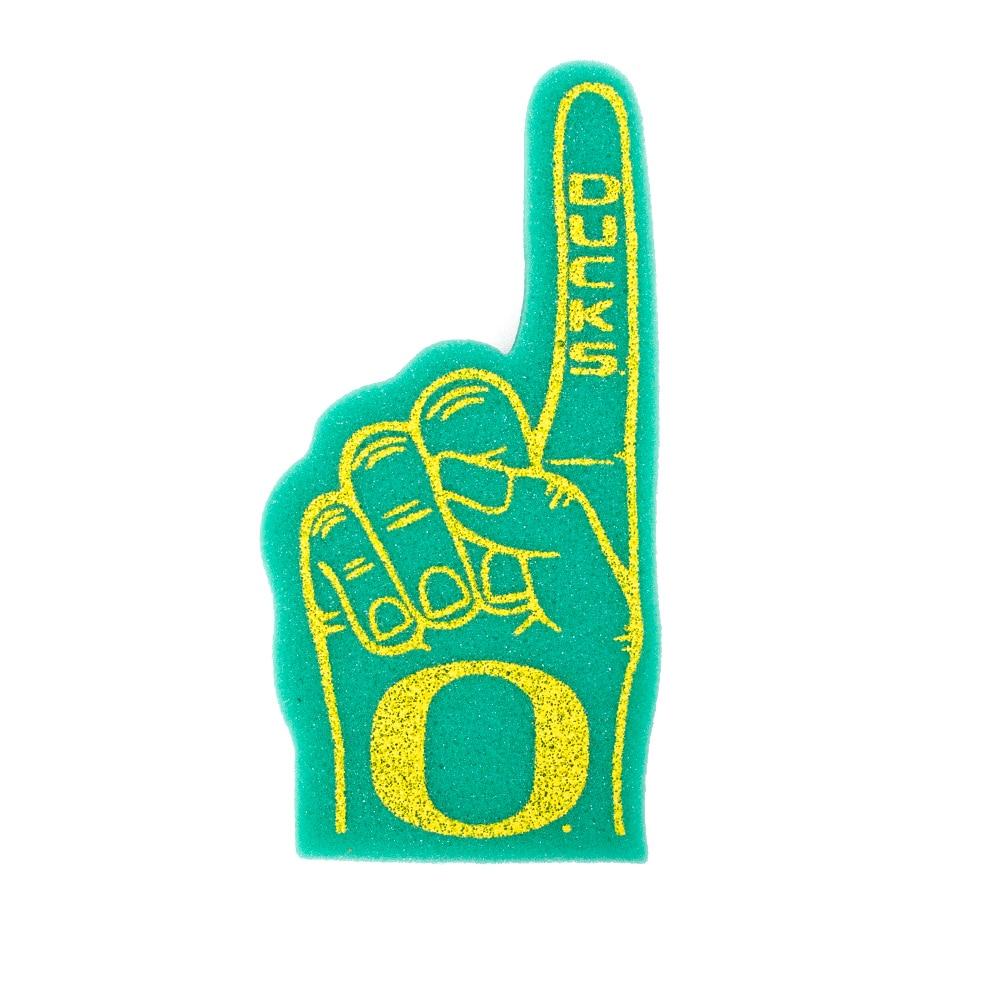 Classic Oregon O, Neil, Tailgating, Sports, 6.5", Ducks Spirit, Mini, Foam Finger, 288022, Green